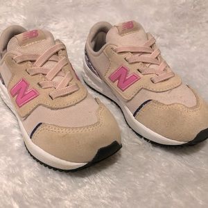 Toddler Size 9 - Cream & Pink New Balance